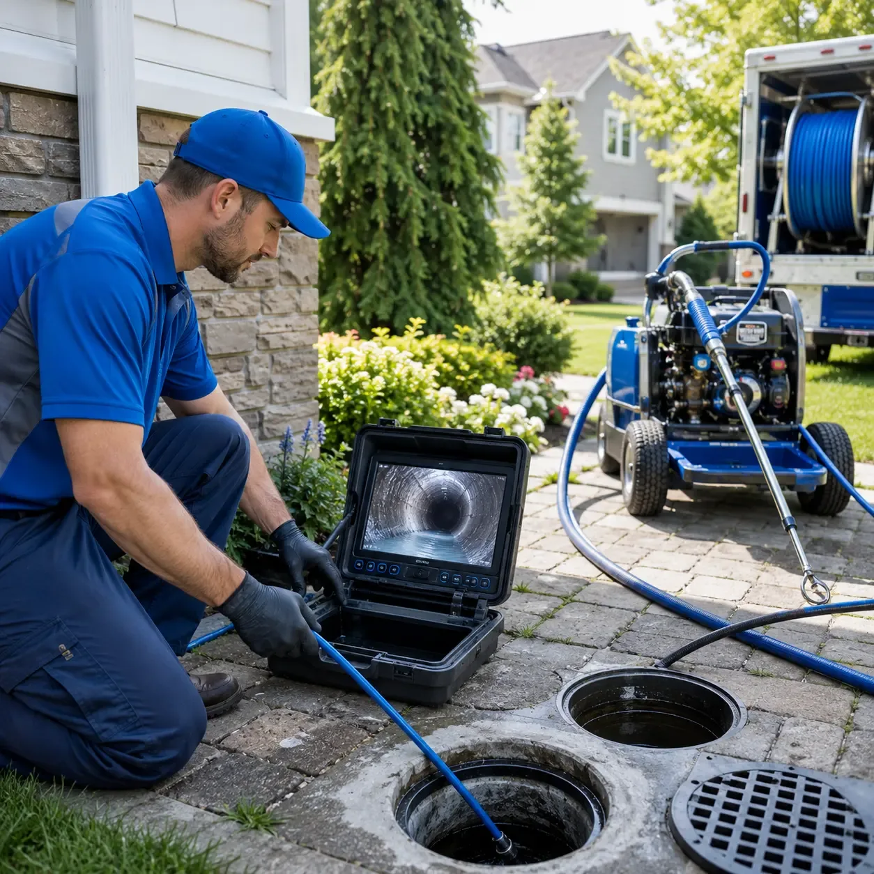 Outdoor drain cleaning professionals serving Blauvelt, NY